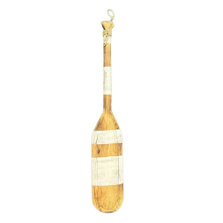 Willow &amp; Silk Handmade Wooden 60cm Natural/ White &