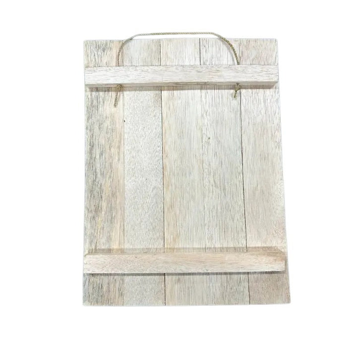 Willow &amp; Silk Wooden 40cm White/ Black &