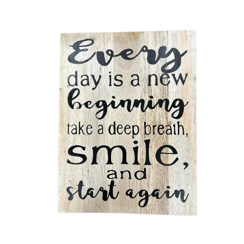 Willow &amp; Silk Wooden 40cm White/ Black &