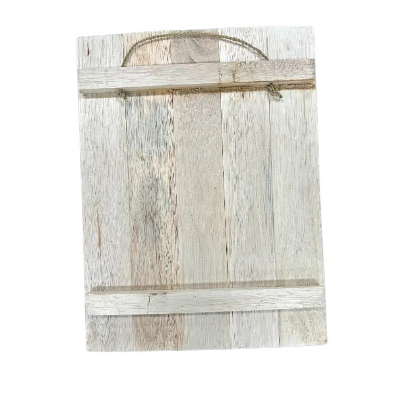 Willow &amp; Silk Wooden 40cm White/ Black &