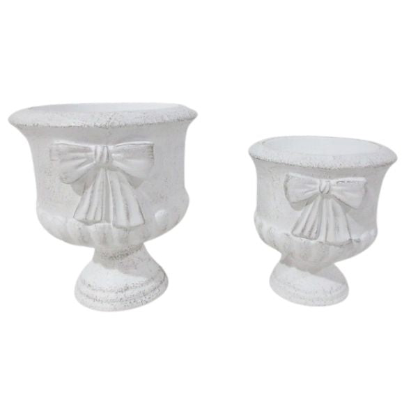 Willow &amp; Silk Bow-tique Planter Small 19.5 x 19.5 x 22 cm