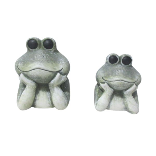 Willow &amp; Silk Claude-Croak the Frog Ornament Large 15.5 x 11.5 x 20 cm