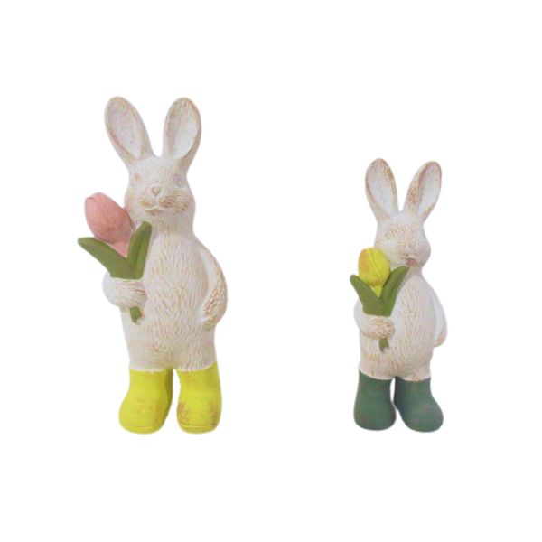 Willow &amp; Silk Bootsy the Rabbit Ornament Small 7 x 6.5 x 18 cm