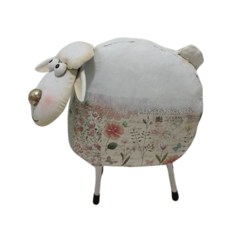 Willow and Silk Green Polka Dot Sheep 21.5x10x22cm