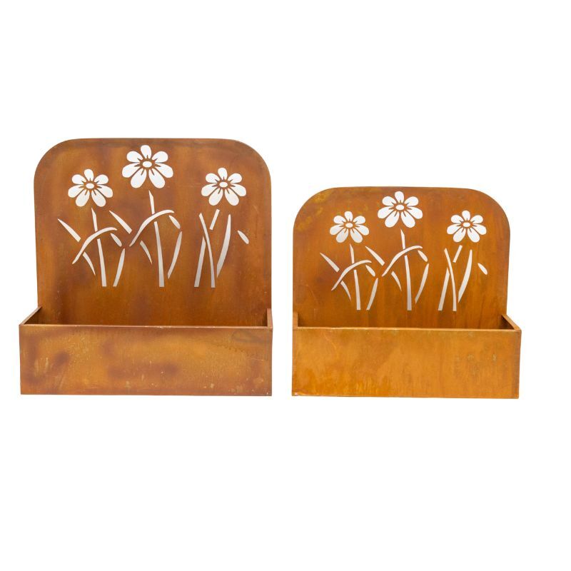 Willow &amp; Silk Set/2 Nested Rust &