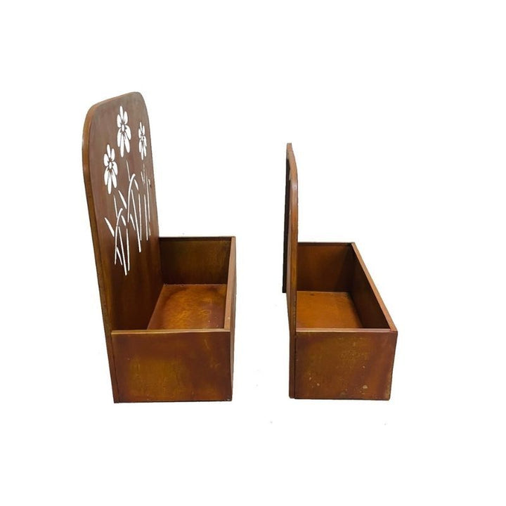 Willow &amp; Silk Set/2 Nested Rust &