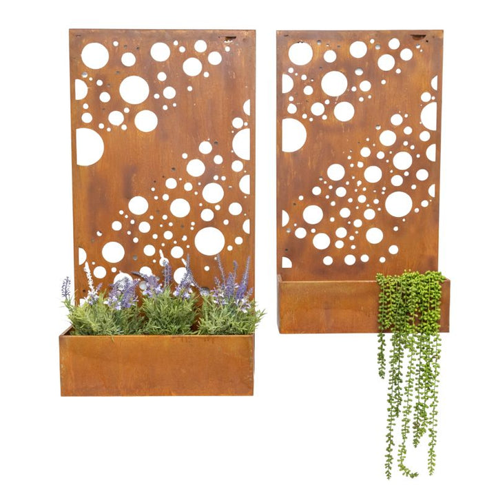 Willow &amp; Silk Set/2 Nested Floor/Wall Laser-cut &