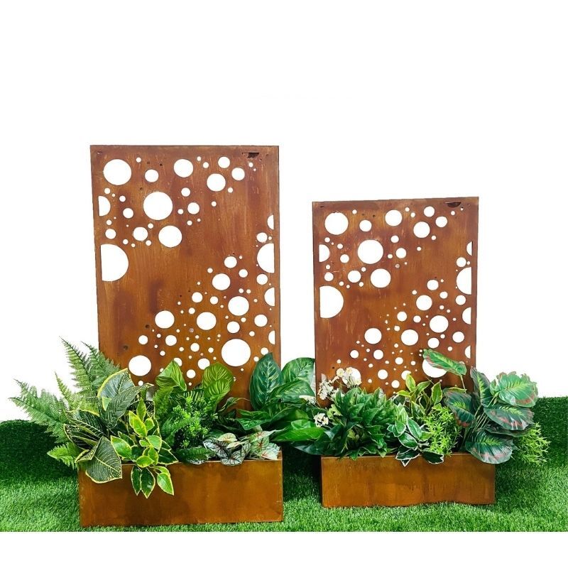 Willow &amp; Silk Set/2 Nested Floor/Wall Laser-cut &