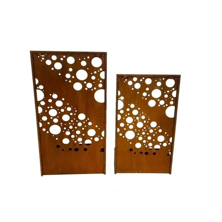 Willow &amp; Silk Set/2 Nested Floor/Wall Laser-cut &