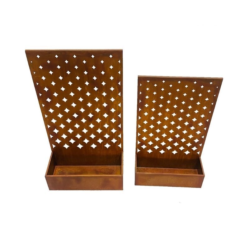 Willow &amp; Silk Set/2 Nested Floor/Wall Laser-cut &