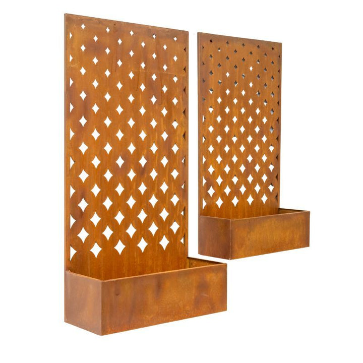 Willow &amp; Silk Set/2 Nested Floor/Wall Laser-cut &