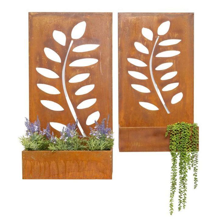 Willow &amp; Silk Set/2 Nested Floor/Wall Laser-cut &