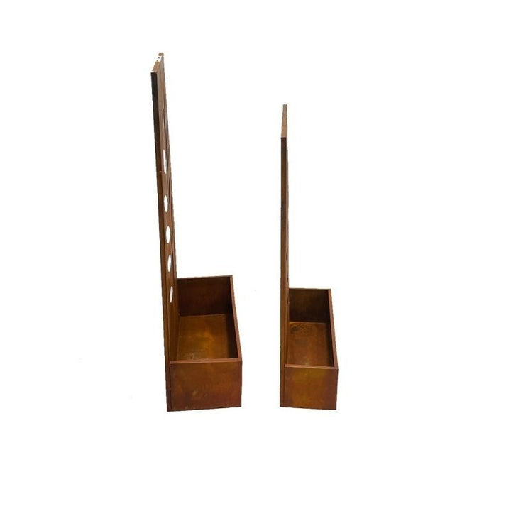 Willow &amp; Silk Set/2 Nested Floor/Wall Laser-cut &