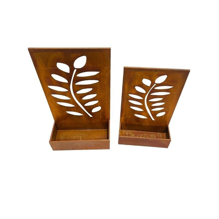 Willow &amp; Silk Set/2 Nested Floor/Wall Laser-cut &
