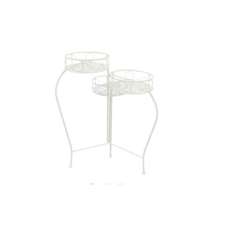 Willow &amp; Silk Riviera 3-Tier Round Potplant Stand 46x46x65cm