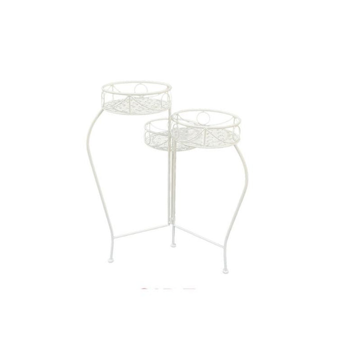 Willow &amp; Silk Riviera 3-Tier Round Potplant Stand 46x46x65cm