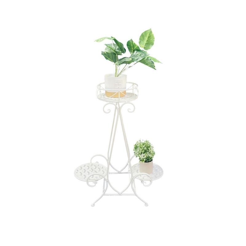 Willow &amp; Silk Riviera 3 Round Potplant Pyramid Stand 55x23x68cm