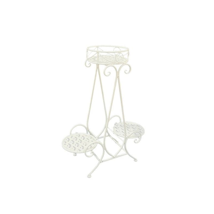 Willow &amp; Silk Riviera 3 Round Potplant Pyramid Stand 55x23x68cm