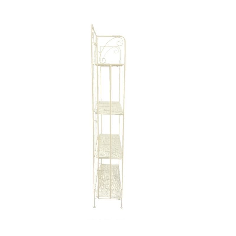 Willow &amp; Silk Bordeaux Baker Stand 4-Shelf Unit 58x28x160cm
