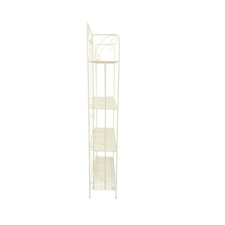 Willow &amp; Silk Bordeaux Baker Stand 4-Shelf Unit 58x28x160cm