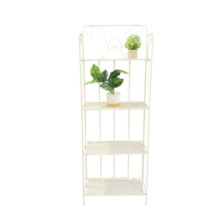 Willow &amp; Silk Bordeaux Baker Stand 4-Shelf Unit 58x28x160cm