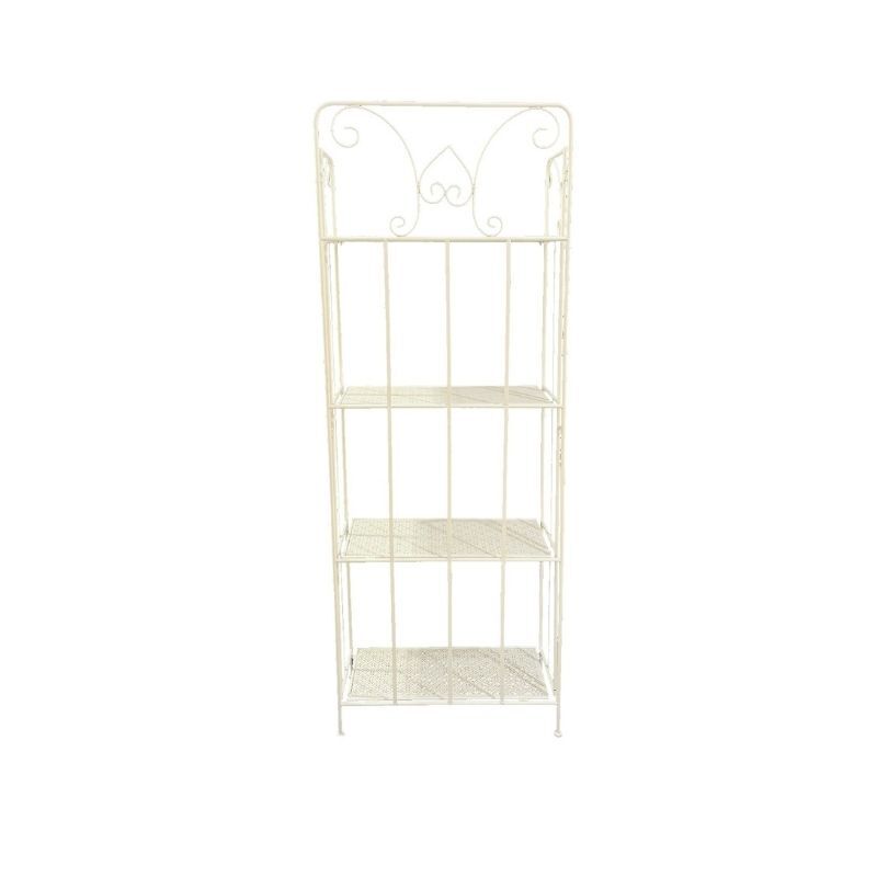 Willow &amp; Silk Bordeaux Baker Stand 4-Shelf Unit 58x28x160cm
