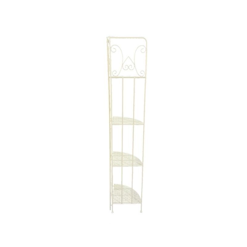 Willow &amp; Silk Bordeaux Corner Baker Stand 4-Shelf Unit 30x30x160cm
