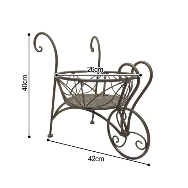 Willow &amp; Silk Florence Pot Holder W/Barrow