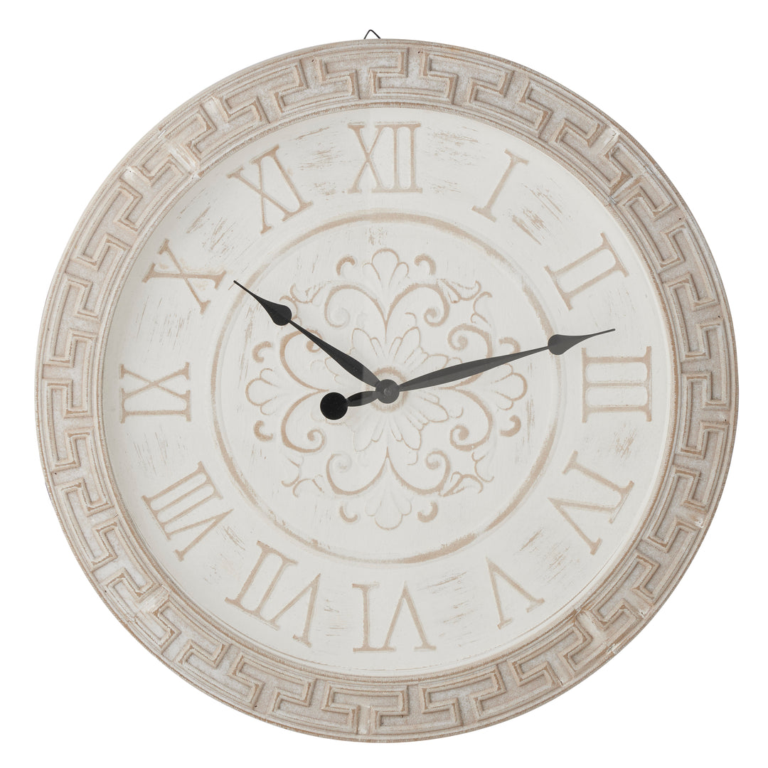 Willow &amp; Silk 64*5.5cm French Provincial Glass Fronted Clock