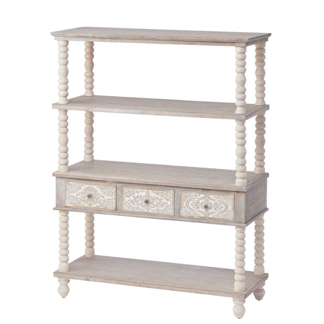 Willow &amp; Silk Anton Wooden Shelving Unit 96.5x38.5x126.5cm