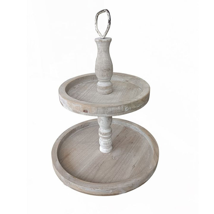 Willow &amp; Silk Ava 2 Tier Cake Stand 53x39x68cm