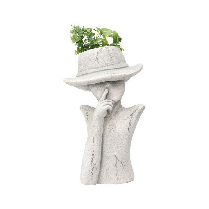 Willow &amp; Silk Indoor/Outdoor Graceful Lady Planter