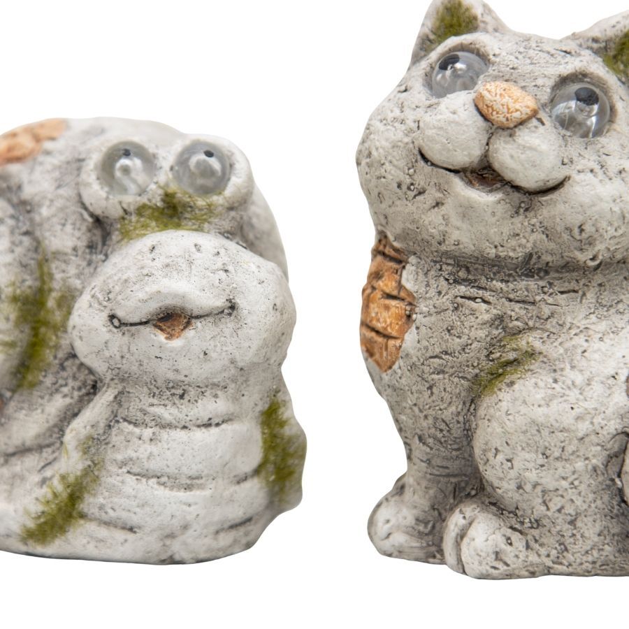 Willow &amp; Silk Animal Miniature Set of 6 Figurines/Paperweights Table Decor