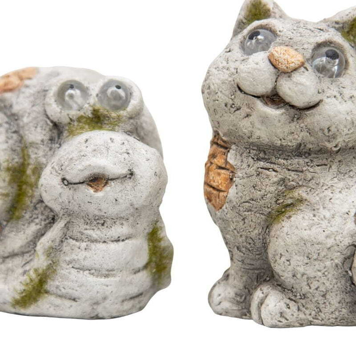 Willow &amp; Silk Animal Miniature Set of 6 Figurines/Paperweights Table Decor
