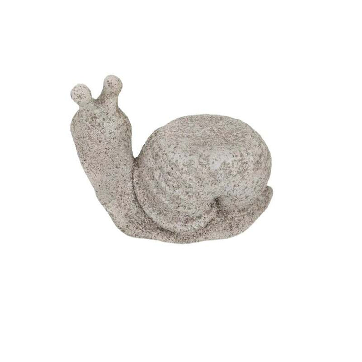 Willow &amp; Silk Polyresin 24cm Beige Snail Garden/ Home Planter Stand/ Stool