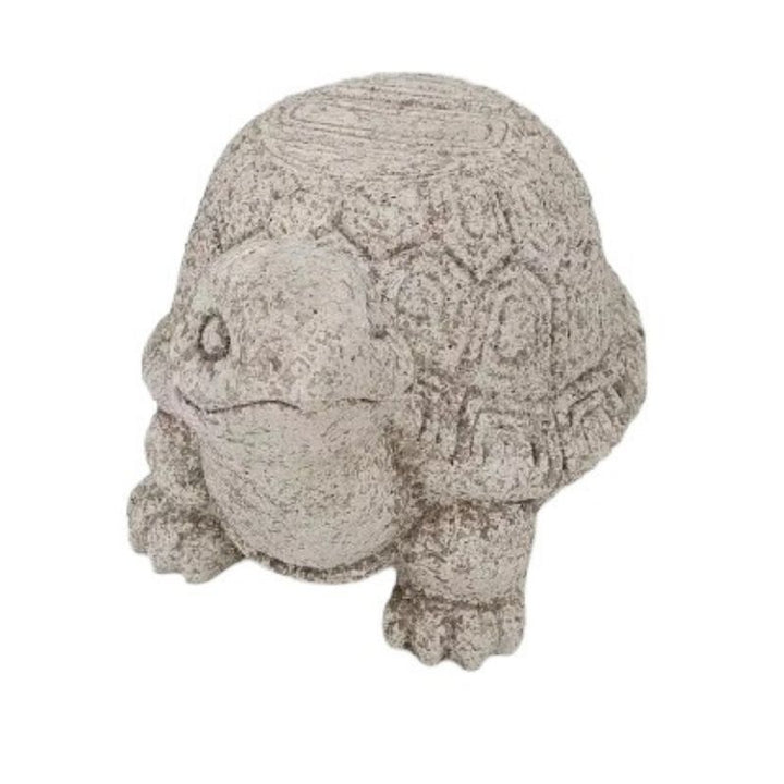 Willow &amp; Silk Polyresin 38.5cm Beige Tortoise Garden Planter Stand/ Stool