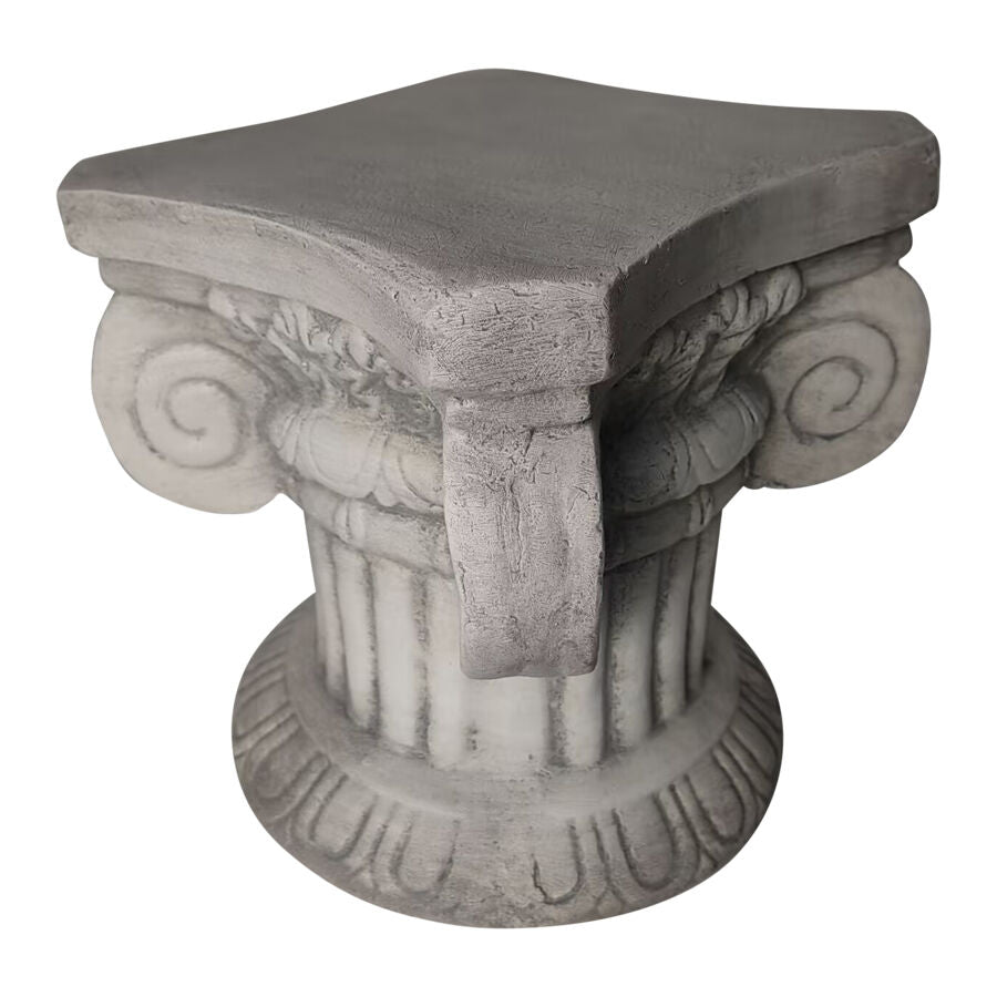 Willow &amp; Silk Elaborate Roman Pillar Stand 25x25x26cm