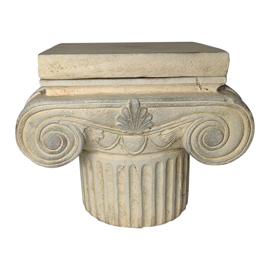 Willow &amp; Silk Elaborate Roman Pillar Planter/Stand with Lid 40x31x32.5cm