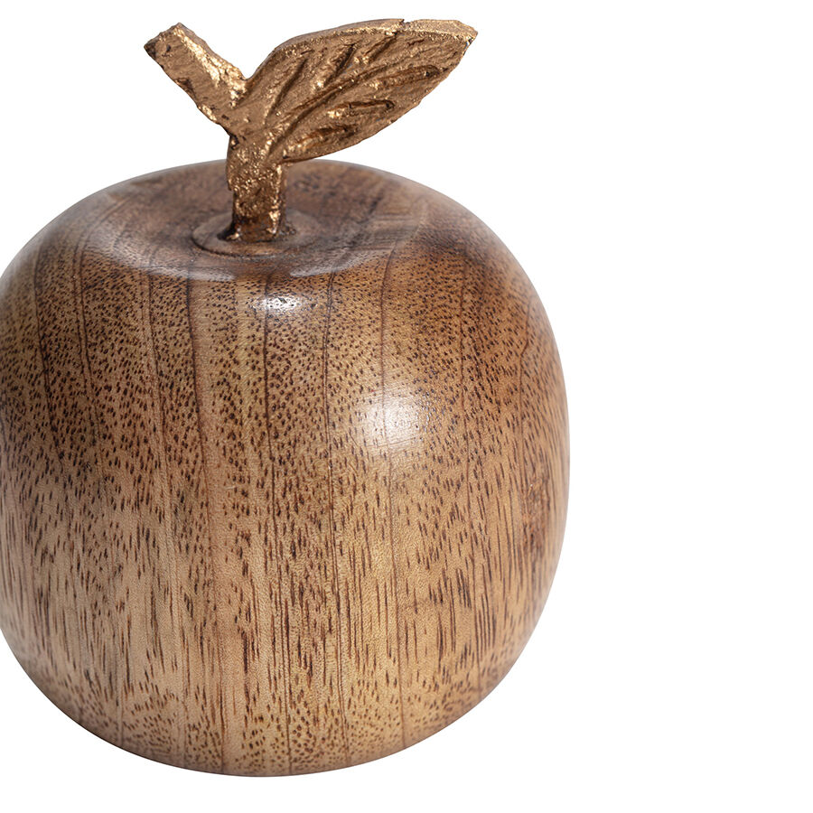 Willow &amp; Silk Apple &amp; Pear Ornament Handmade 15cm/10cm Set Of 2
