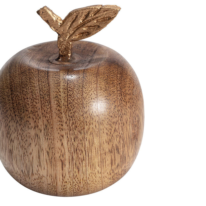 Willow &amp; Silk Apple &amp; Pear Ornament Handmade 15cm/10cm Set Of 2