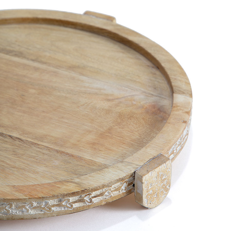 Willow &amp; Silk Wooden 31cm Cake/Dessert Display Stand/Tray