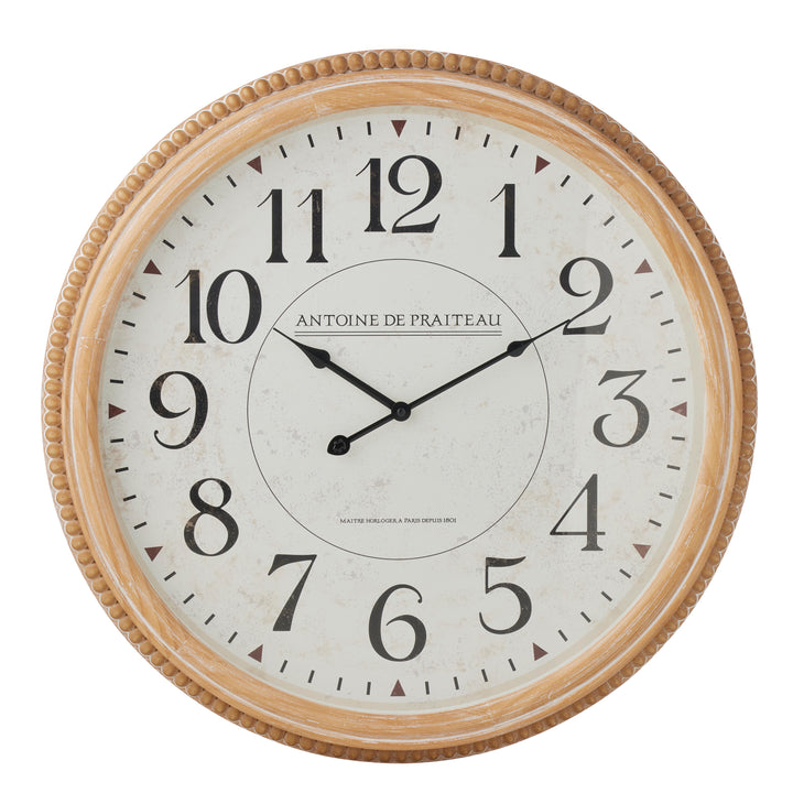 Willow &amp; Silk 60cm Sorrento Glass-Front Clock 60x6.3cm