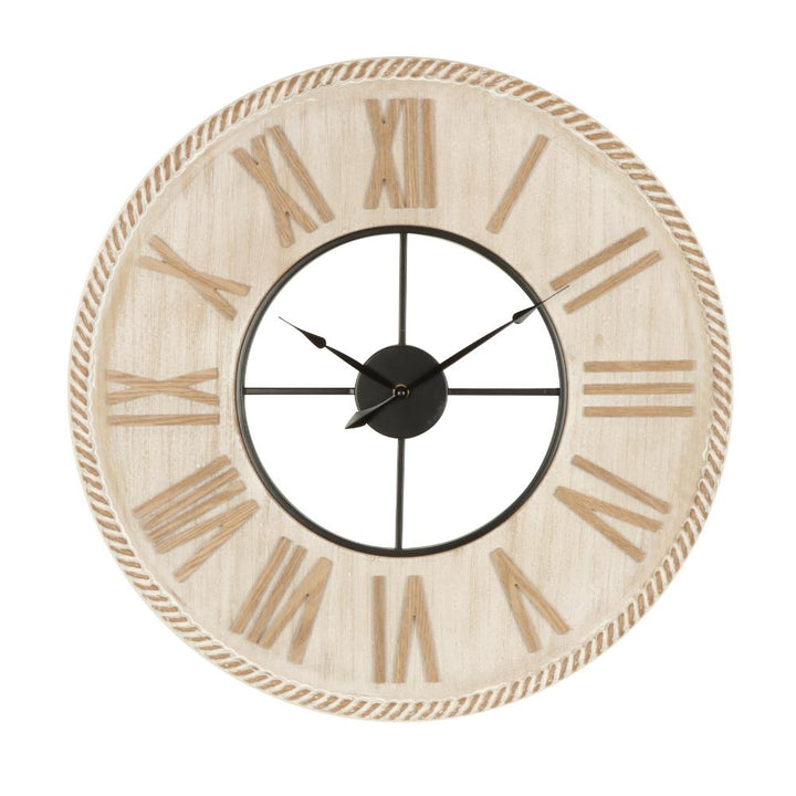 Willow &amp; Silk 60cm Hampton Style Clock w Roman Numerals 60x3cm