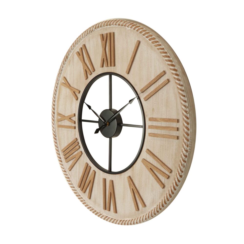 Willow &amp; Silk 60cm Hampton Style Clock w Roman Numerals 60x3cm
