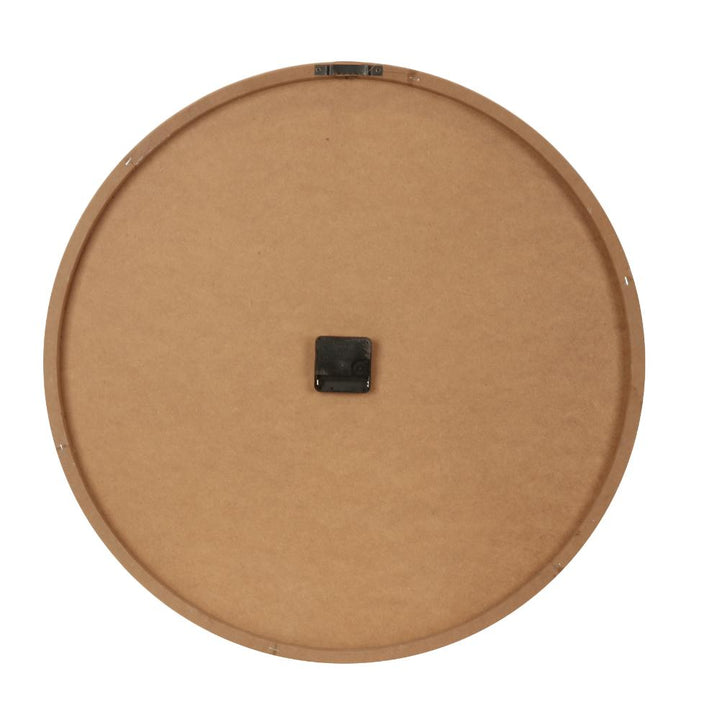 Willow &amp; Silk 60cm Woodgrain Clock w White Roman Numerals 60x3cm