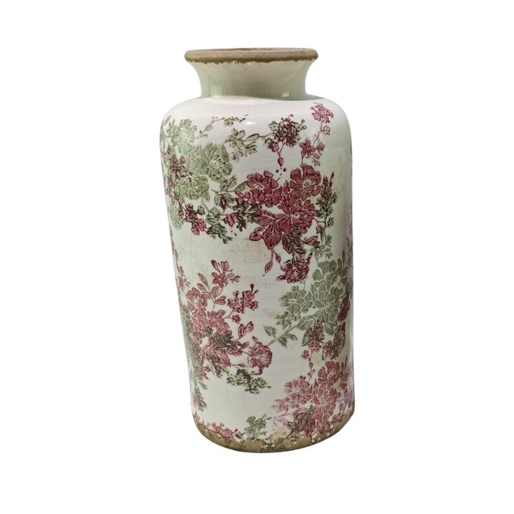 Willow &amp; Silk Cherry Blossom Vase Lge (14.5x14.5x31.5cm)