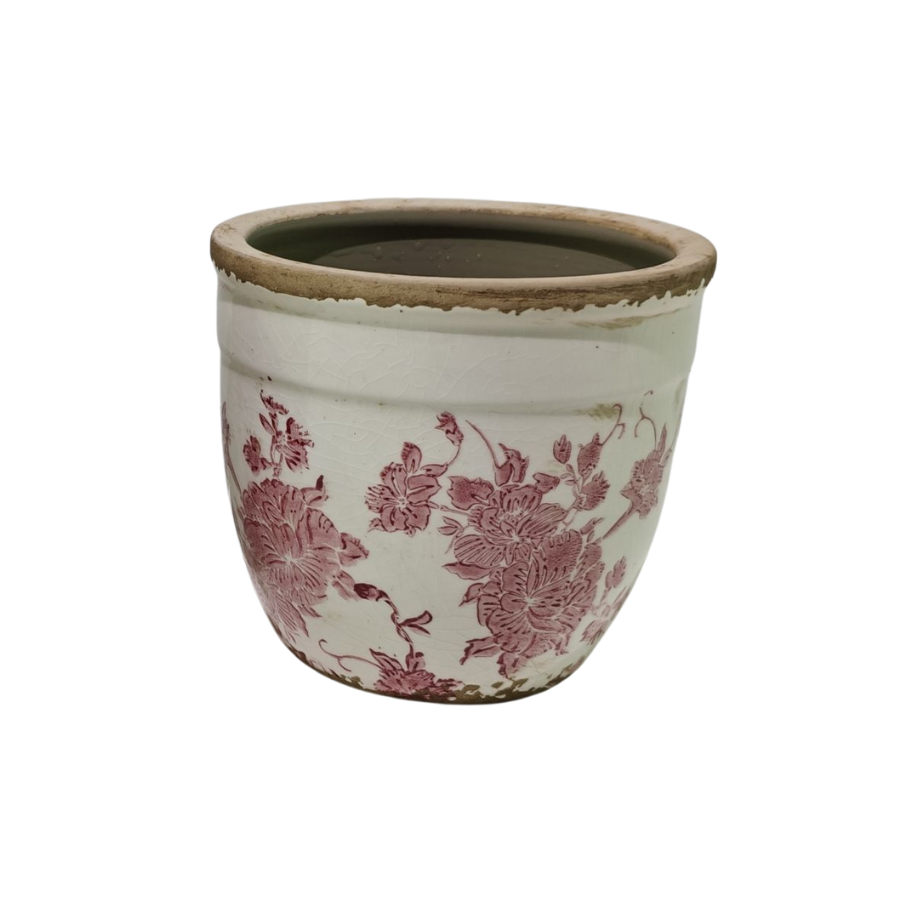 Willow &amp; Silk Cherry Blossom Planter Sml (15.5x15.5x14cm)