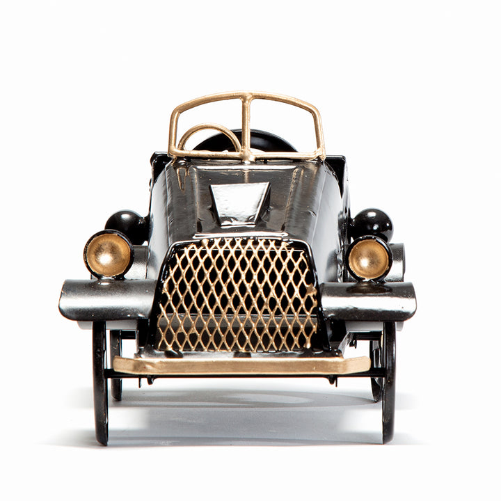 Willow &amp; Silk Metal 23cm Black Vintage Car Tabletop Ornament