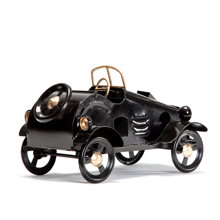 Willow &amp; Silk Metal 23cm Black Vintage Car Tabletop Ornament
