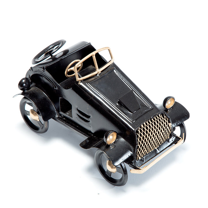 Willow &amp; Silk Metal 23cm Black Vintage Car Tabletop Ornament